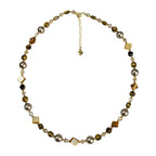 Natural Stone Necklace Women's Brown Pearl Necklace Accessories