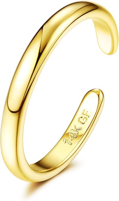 Copper Plating 14K Thick Gold Fashion Ring