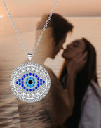 Eye Devil's Eye Pendant Vintage Necklace Women's Jewelry