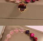 Natural Strawberry Crystal Fashionable Bracelet For Women
