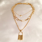 Multilayer Water Wave Chain Necklace