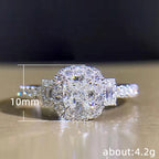 Micro Inlaid Zircon Wedding Ring For Women