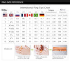 Inlaid Simple Ring Affordable Luxury Fashion Blue Diamond Ring