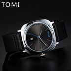 Watch Tomi Black Silver Business Class Watch