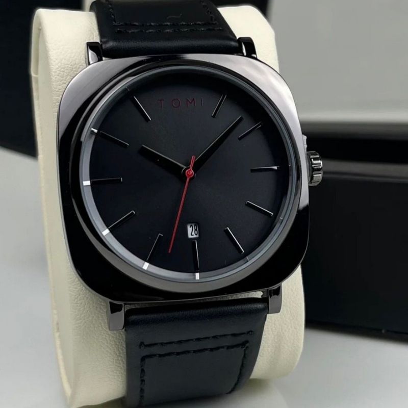 Watch Tomi Black Strap Black dial Business Class Watch