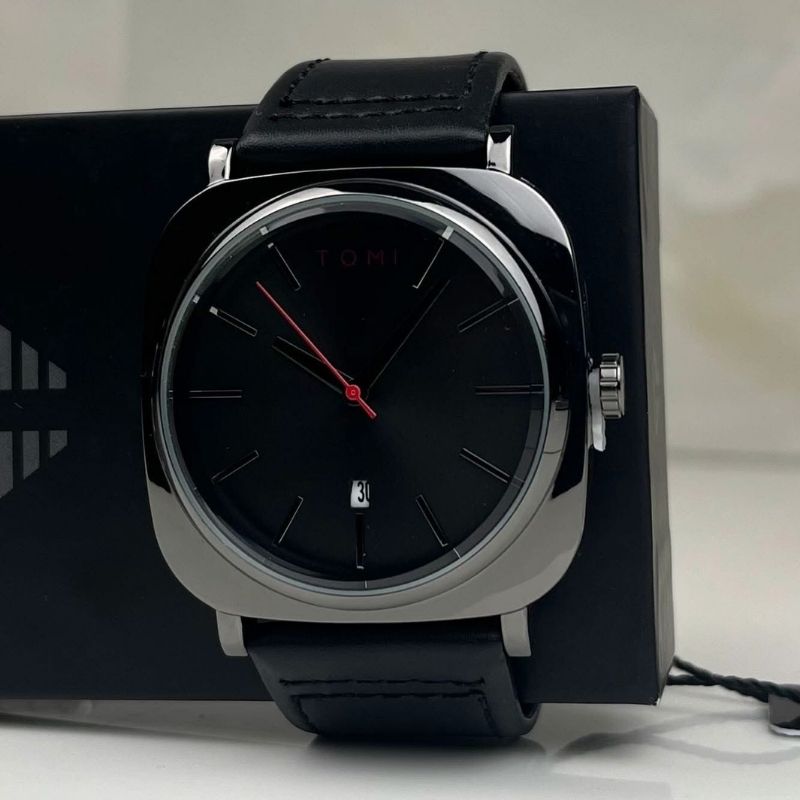 Watch Tomi Black Strap Black dial Business Class Watch