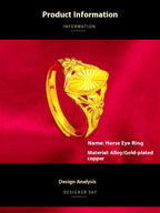 Alluvial Gold Girls Open Diamond Flower Ring