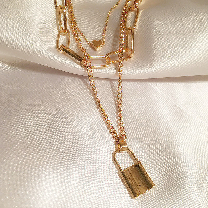 Multilayer Water Wave Chain Necklace
