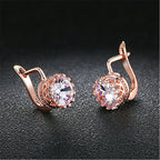 Korean Retro Crown Earrings Ear Clip