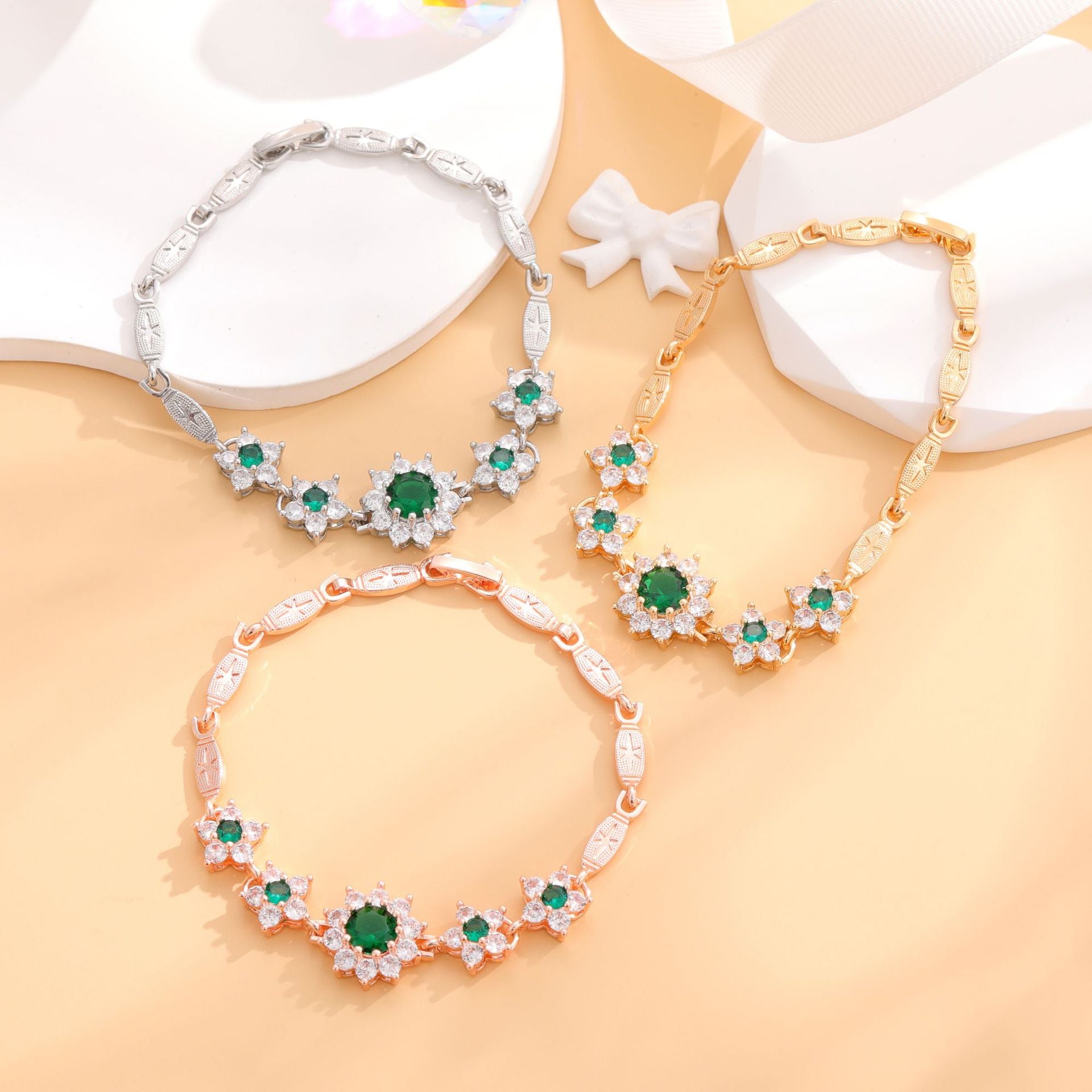 Fashion Simple Beautiful Zircon Exquisite Bracelet