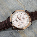 Watch Tissot Brown Leather Strap Quartz Dial