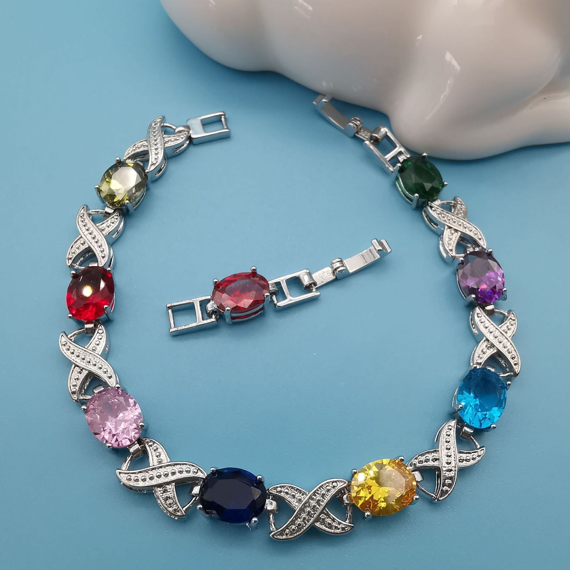 European And American Fashion Popular Jewelry Zircon Bracelet Gift