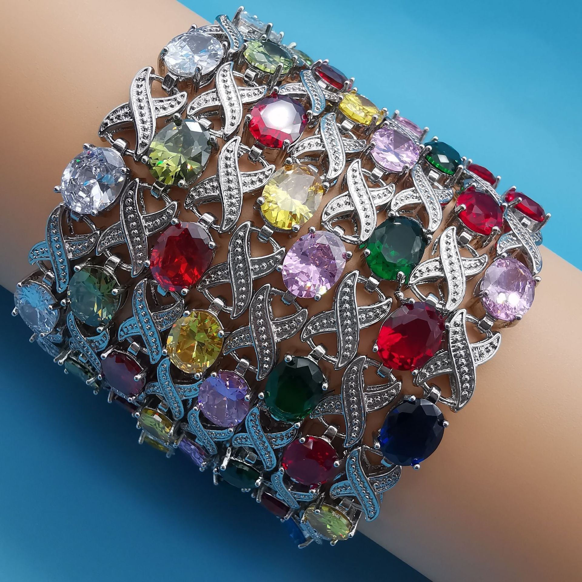 European And American Fashion Popular Jewelry Zircon Bracelet Gift