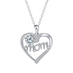 Love Heart-shaped Diamond MOM Jewelry Ornament