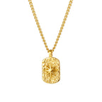 Vintage Eight Awn Star Pendant Necklace