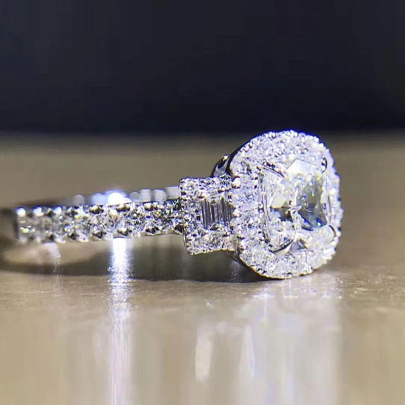 Micro Inlaid Zircon Wedding Ring For Women