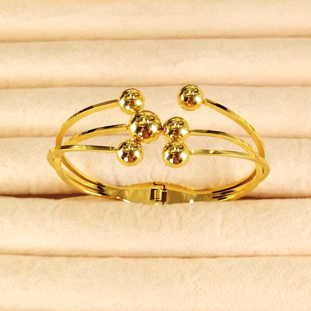 Niche Rose Gold Cold Style Bracelet