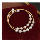 Natural Freshwater Pearl Opening Adjustable Delicate Bracelet