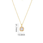 Women's Special-interest Design Inlaid Zircon Titanium Steel Clavicle Chain
