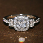 Micro Inlaid Zircon Wedding Ring For Women