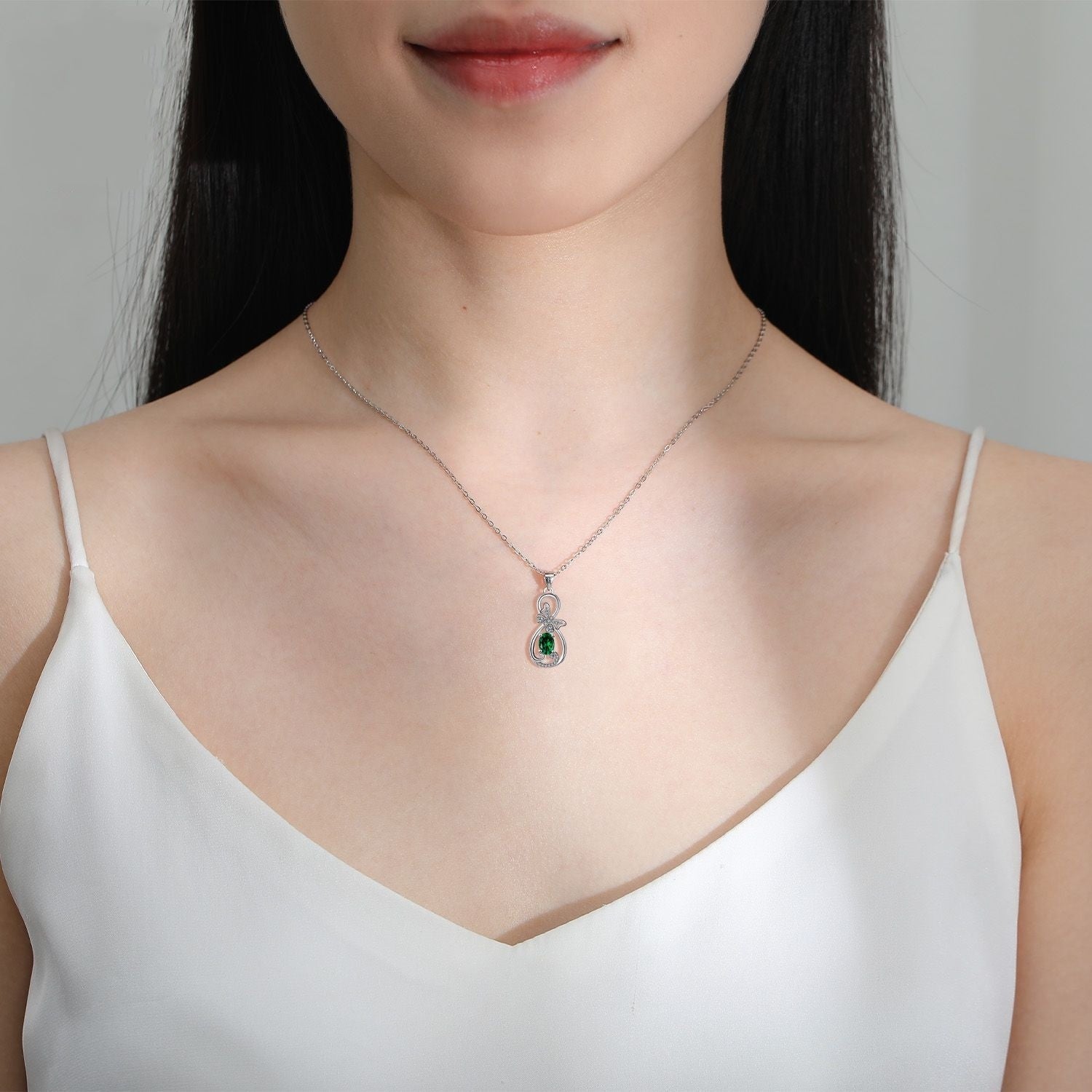 Women's Fashion Infinite Symbol Butterfly Necklace