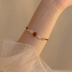 Simple Red Agate Bracelet Female Birth Year Lucky