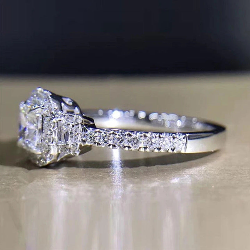 Micro Inlaid Zircon Wedding Ring For Women