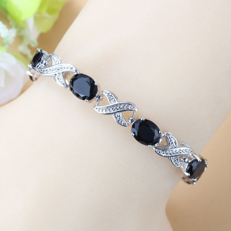 European And American Fashion Popular Jewelry Zircon Bracelet Gift