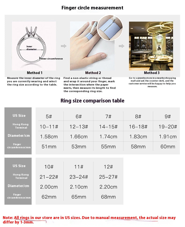 Minimalist Ins Style Daily Simple All-Match Ring