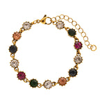 French Retro Colorful Elegant Jewelry For Women