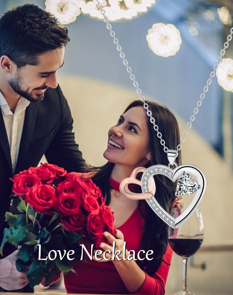 Women's Heart-to-heart Necklace