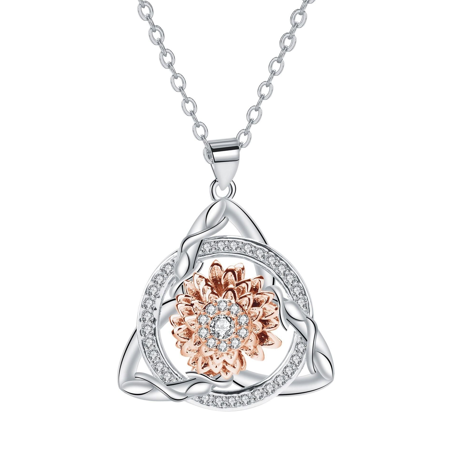 Women's Versatile Fashionable Simple Sunflower Necklace