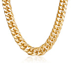 Women's Simple Solid Color Thick Chain Necklace