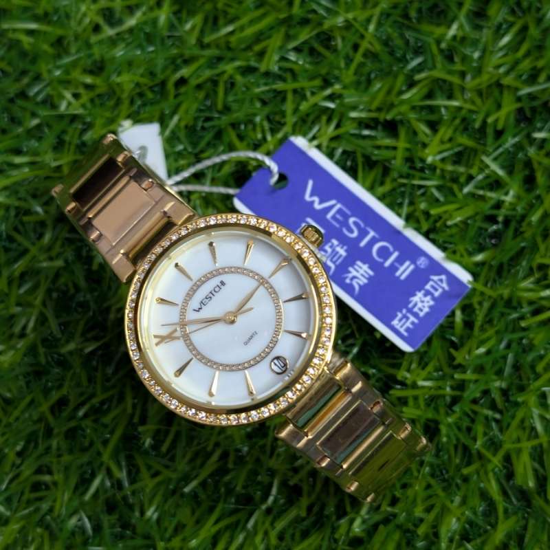 Watch WESTCI-II Gold chain with white dial