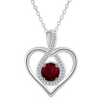 Fashion High-end Love Deep Necklace Female European And American Romantic Ornament
