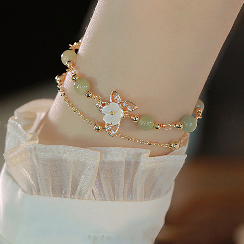 Shell Flower Butterfly Bracelet For Women