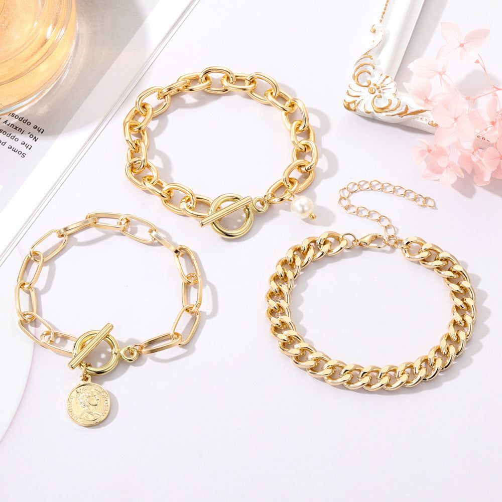 twin-exaggerated-personalized-thread-chain-alloy-bracelet-shopngo-silo-image2.jpg