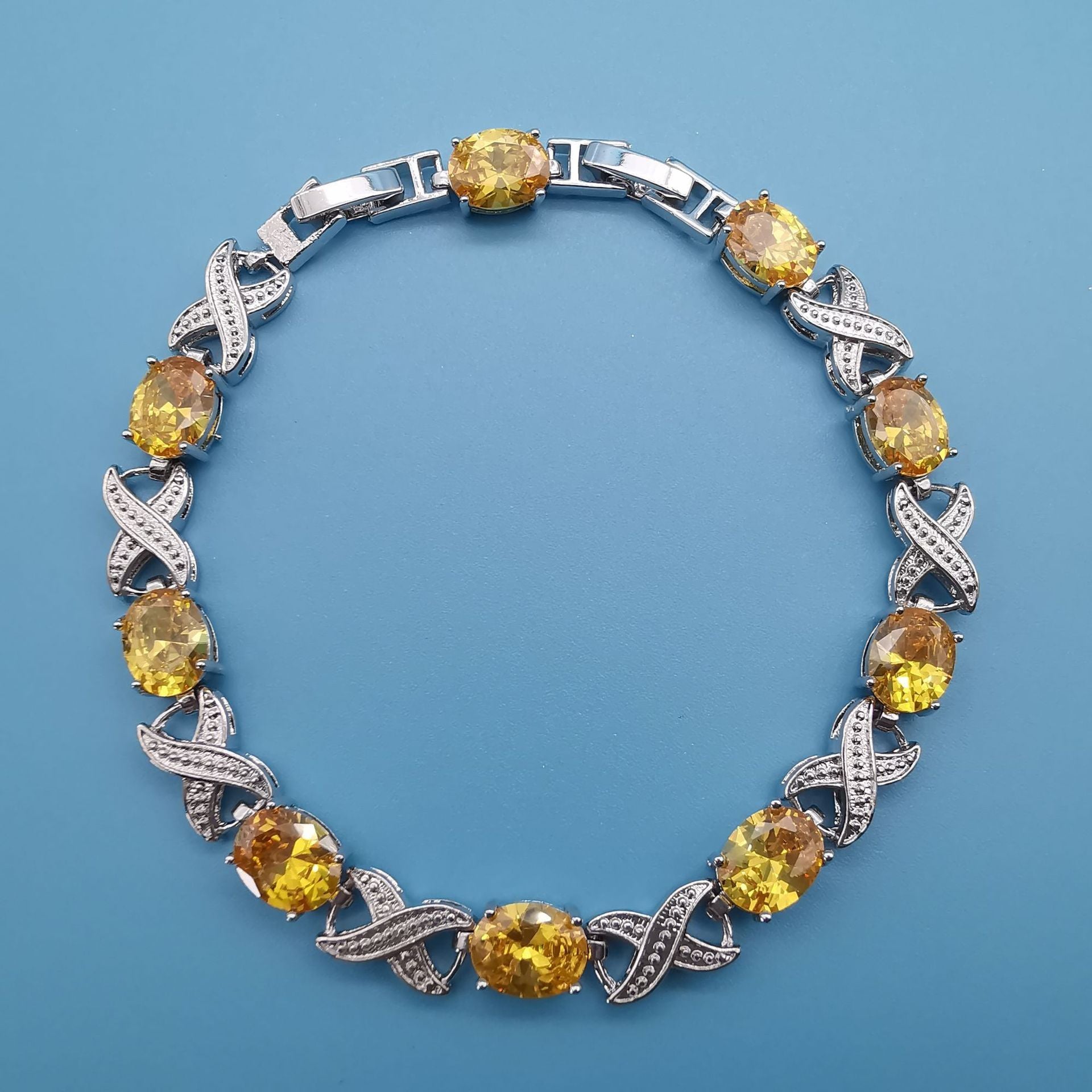 European And American Fashion Popular Jewelry Zircon Bracelet Gift