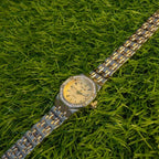 Watch Aogili Gold Chain With Gold Octagonal Dial