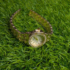 Watch Aogili Gold Chain With White Octagonal Dial