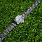 Watch Aogili Silver Chain White Octagonal Dial