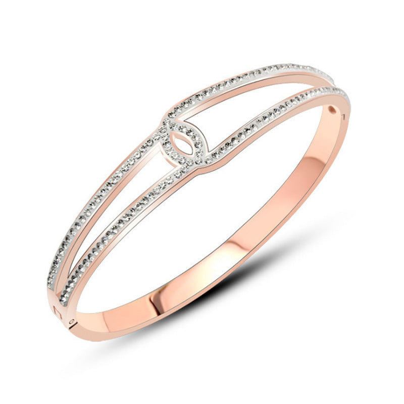 Niche Rose Gold Cold Style Bracelet