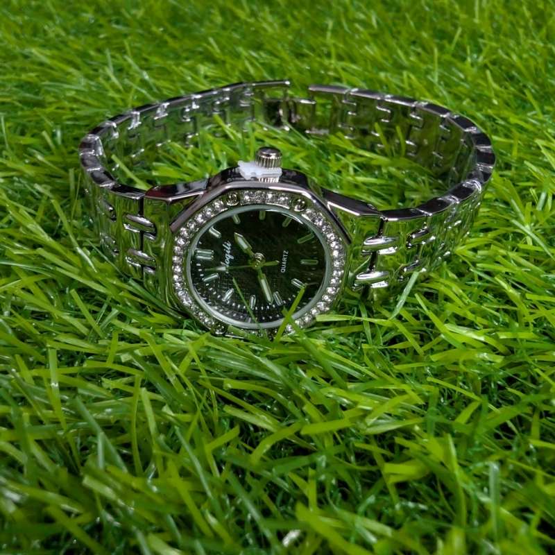 Watch Aogili Silver Chain White Gold Octagonal Dial