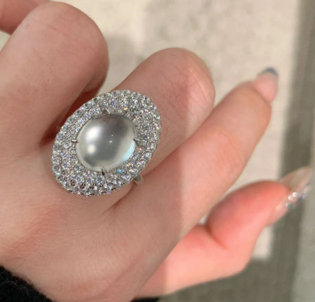 Ring Female Adjustable Opening Light Luxury