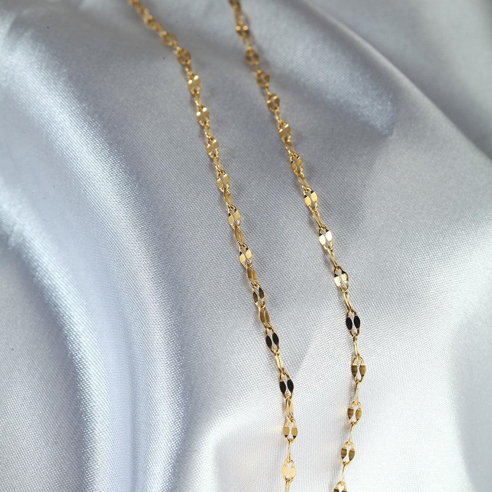 Golden Twelve Constellation Pendant Necklace INS Style