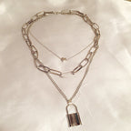 Multilayer Water Wave Chain Necklace