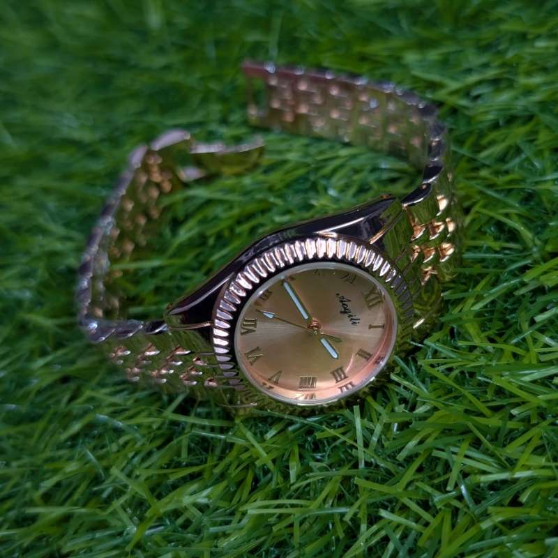 Watch Aogili Copper Chain With Copper Round Dial