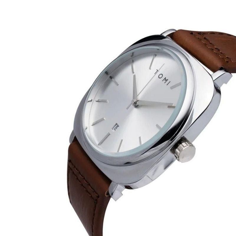 Watch Tomi Brown Silver Business Class Watch