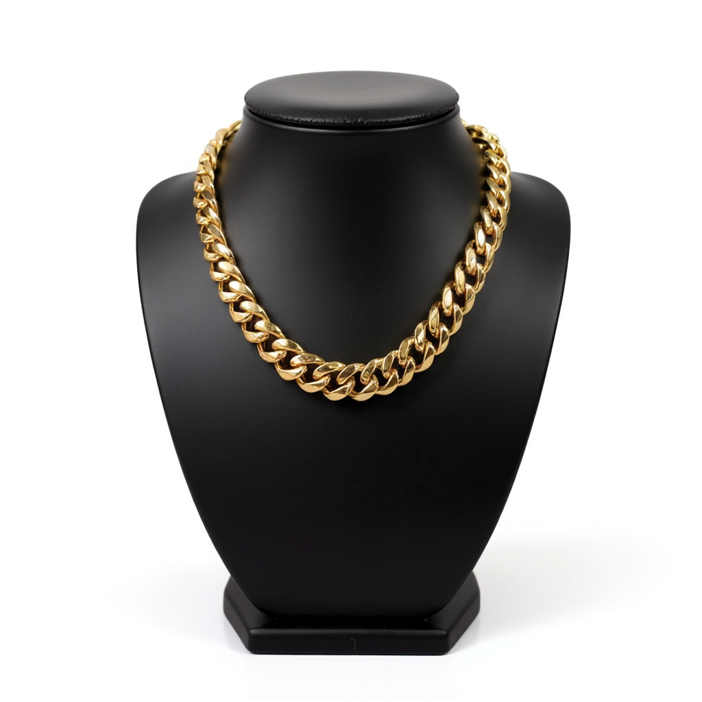 Women's Simple Solid Color Thick Chain Necklace