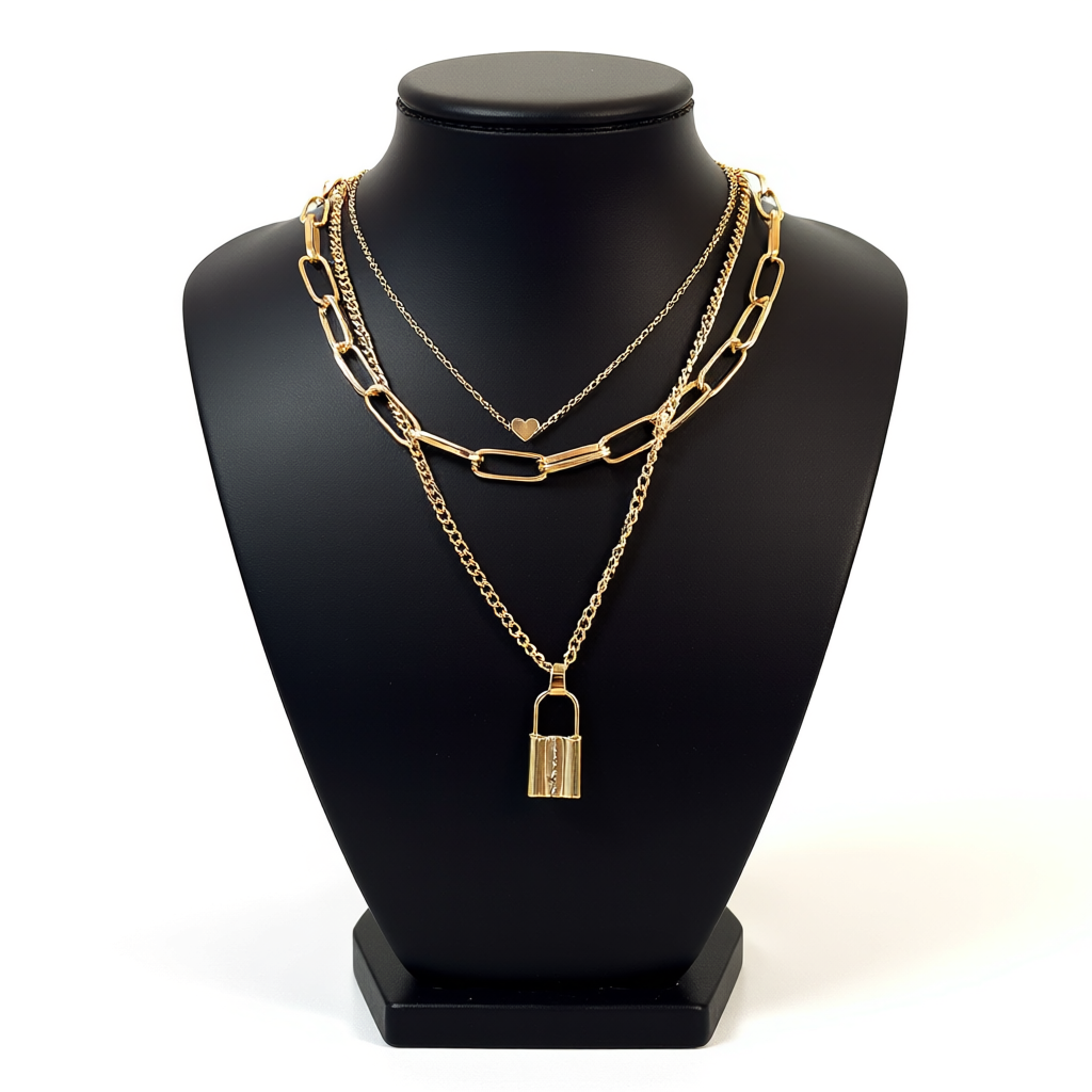 Multilayer Water Wave Chain Necklace